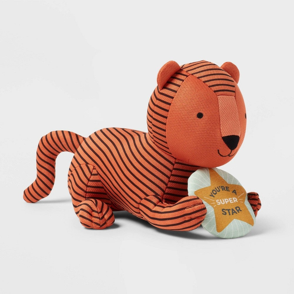 Mini Kids' Plush Milestone Tiger - Pillowfort - Bellso